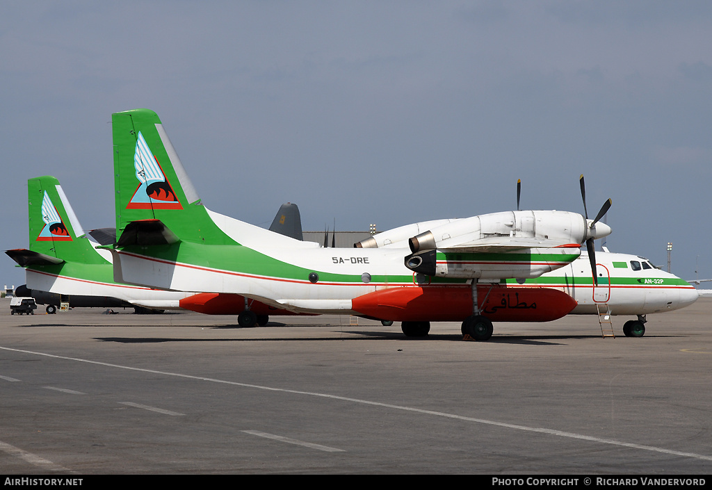Aircraft Photo of 5A-DRE | Antonov An-32P Firekiller | Libya - Air Force | AirHistory.net #2363