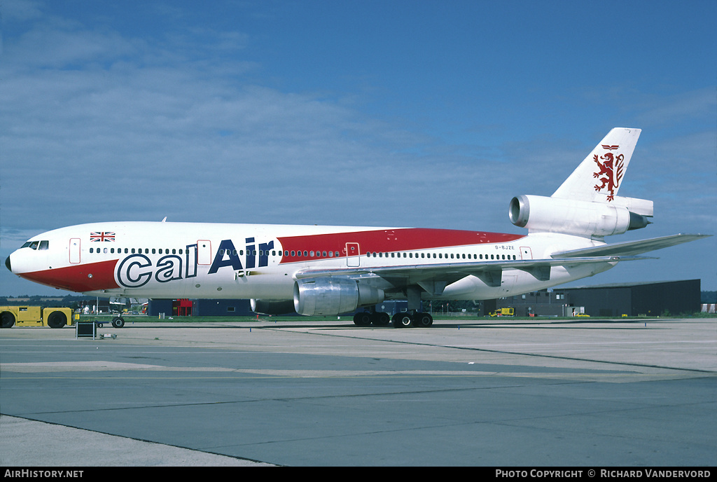 Aircraft Photo of G-BJZE | McDonnell Douglas DC-10-10 | Cal Air International | AirHistory.net #2364