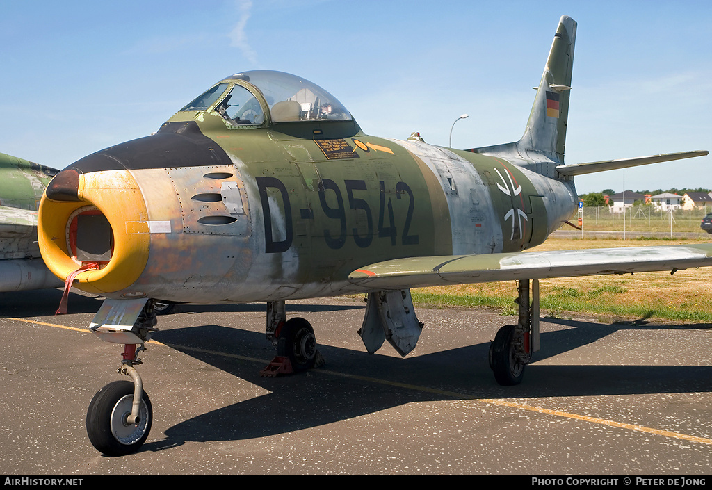 Aircraft Photo of D-9542 | Canadair CL-13B Sabre 6 | Germany - Air Force | AirHistory.net #2374