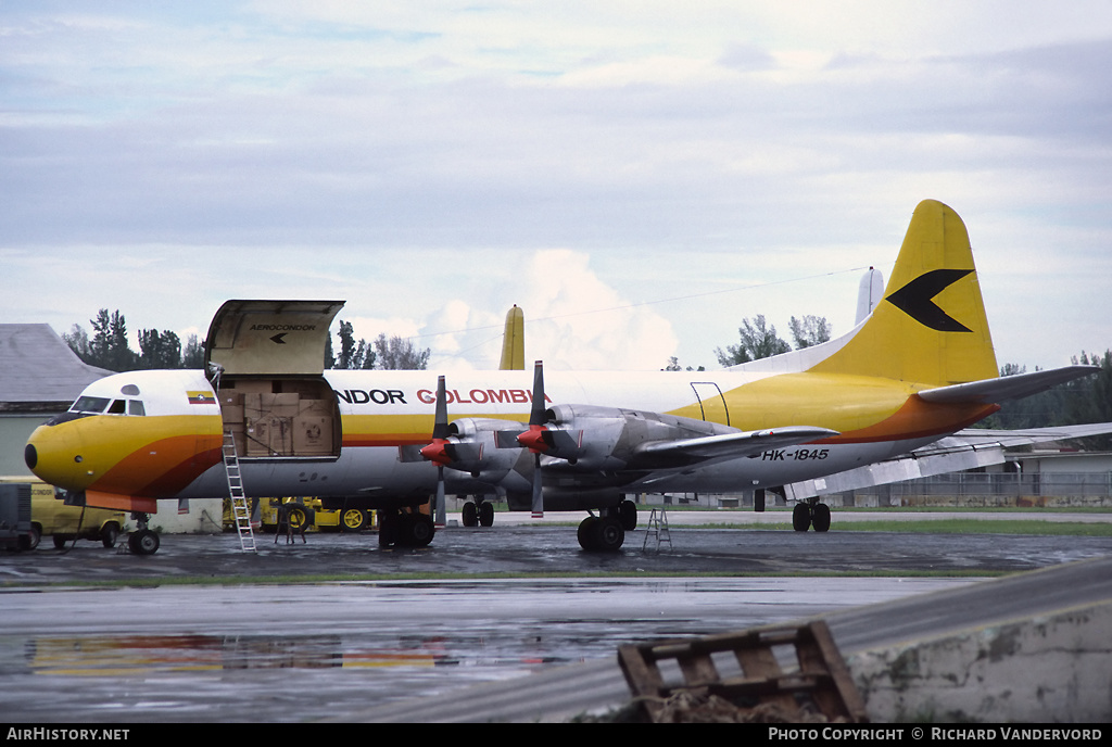 Aircraft Photo of HK-1845 | Lockheed L-188C(F) Electra | Aerocóndor | AirHistory.net #2393