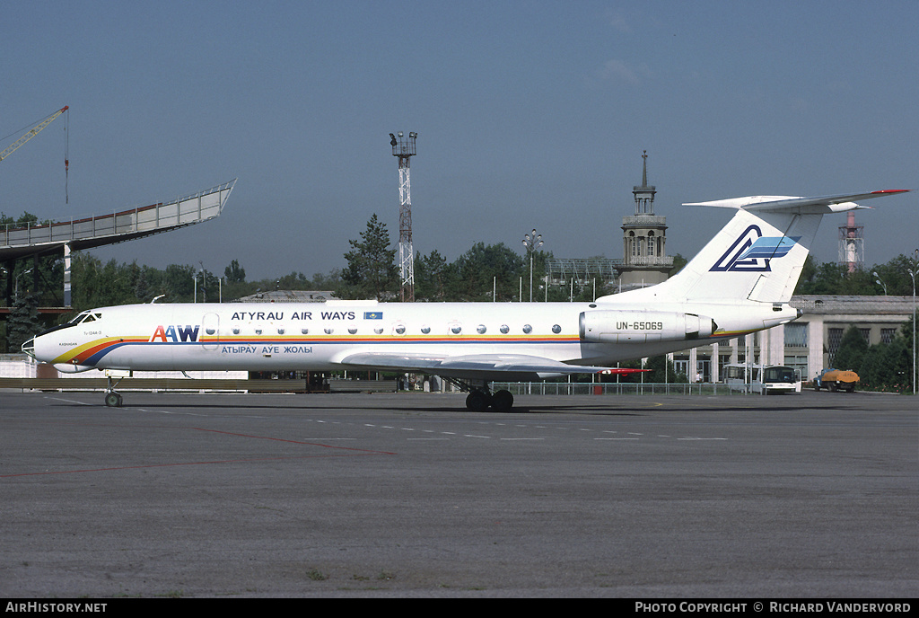 Aircraft Photo of UN-65069 | Tupolev Tu-134A-3 | Atyrau Air Ways | AirHistory.net #2400