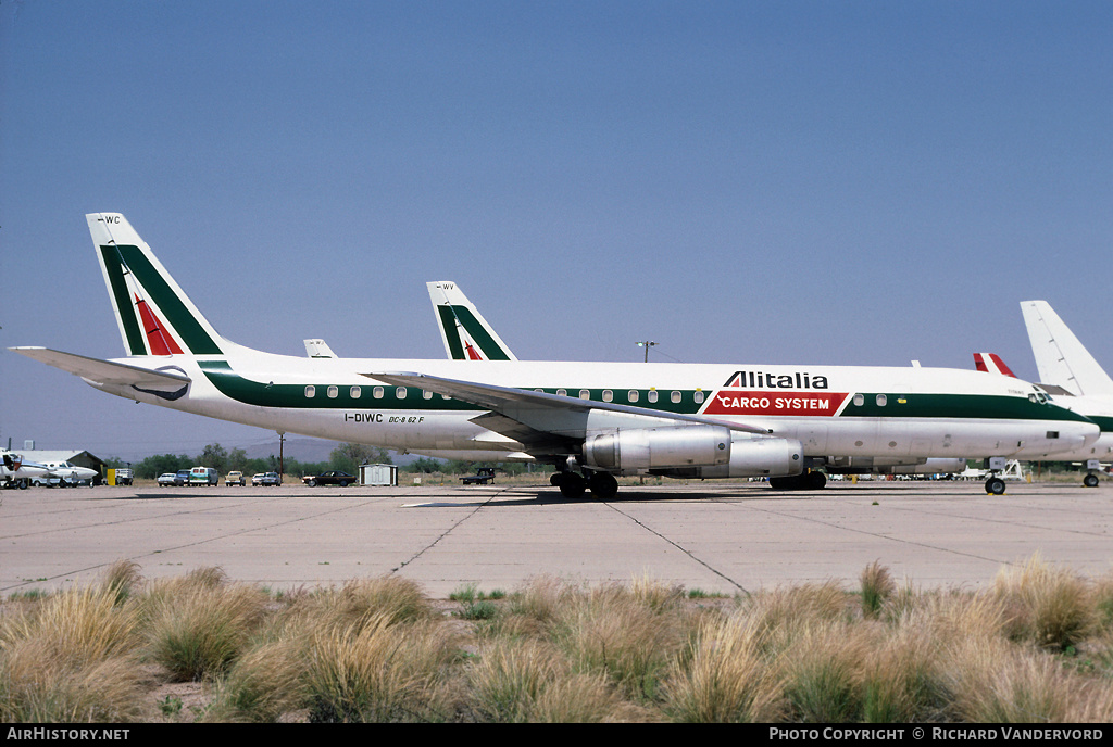 Aircraft Photo of I-DIWC | McDonnell Douglas DC-8-62H/CF | Alitalia Cargo System | AirHistory.net #2411