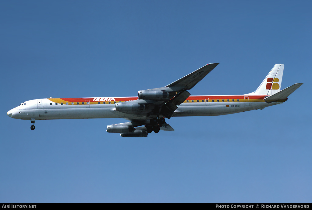 Aircraft Photo of EC-BSE | McDonnell Douglas DC-8-63 | Iberia | AirHistory.net #2425