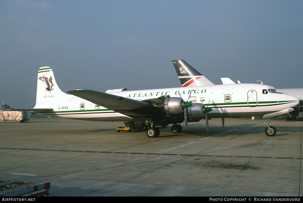 Aircraft Photo of G-APSA | Douglas DC-6A(C) | Atlantic Cargo | AirHistory.net #2427