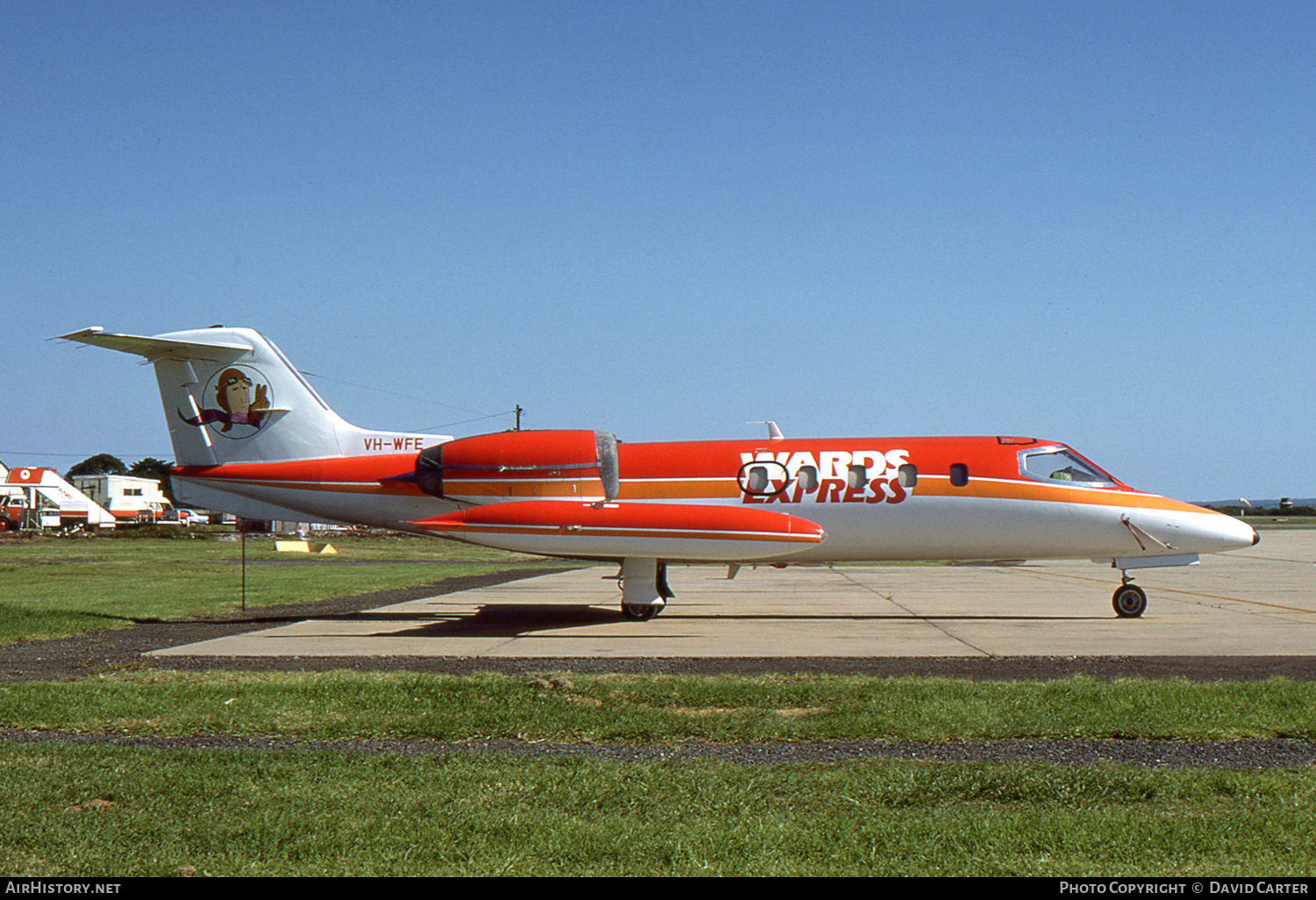 Aircraft Photo of VH-WFE | Gates Learjet 35A | Wards Express | AirHistory.net #2448