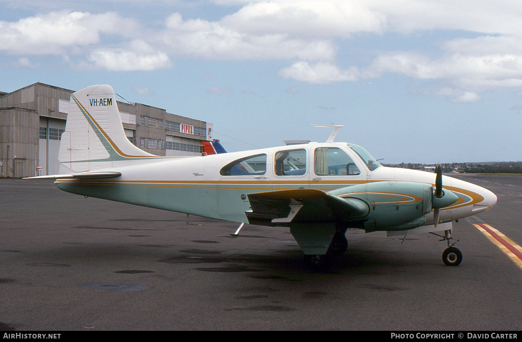 Aircraft Photo of VH-AEM | Beech D95A Travel Air | AirHistory.net #2458