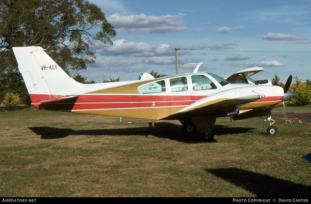 Aircraft Photo of VH-AEA | Beech A56TC Turbo Baron | AirHistory.net #2460
