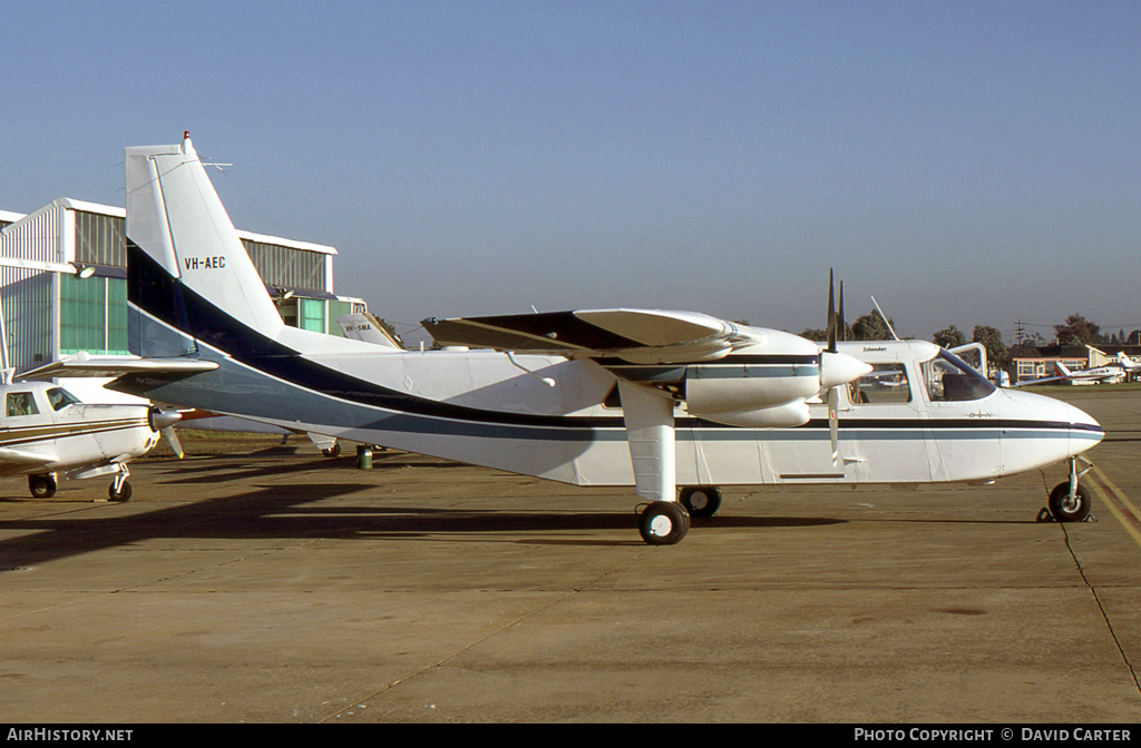 Aircraft Photo of VH-AEC | Britten-Norman BN-2A-26 Islander | AirHistory.net #2462