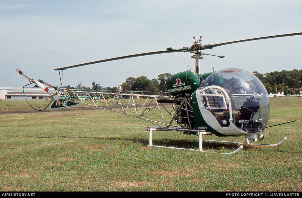 Aircraft Photo of VH-AET | Bell 47G-5A | Helicopter Service Centre | AirHistory.net #2469