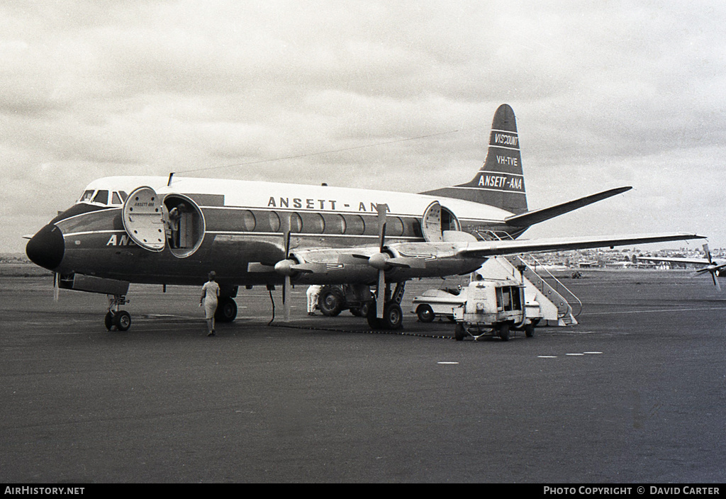 Aircraft Photo of VH-TVE | Vickers 720 Viscount | Ansett - ANA | AirHistory.net #2479