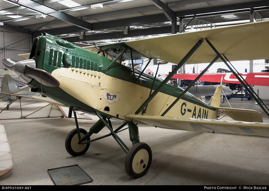 Aircraft Photo of G-AAIN | Parnall Elf II | AirHistory.net #2486