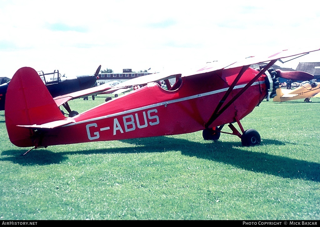 Aircraft Photo of G-ABUS | Comper CLA-7 Swift | AirHistory.net #2498