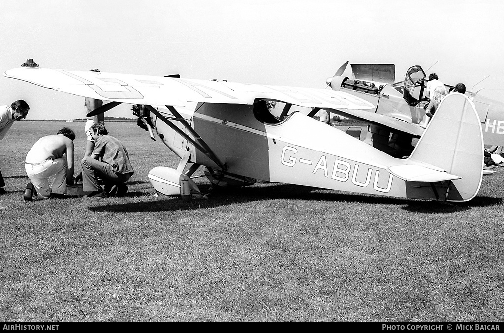 Aircraft Photo of G-ABUU | Comper CLA-7 Swift | AirHistory.net #2500