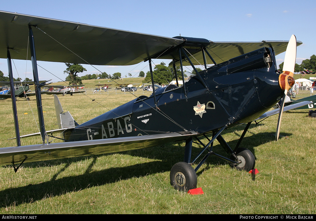 Aircraft Photo of G-ABAG | De Havilland D.H. 60G Gipsy Moth | AirHistory.net #2506