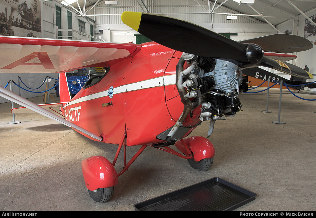 Aircraft Photo of G-ACTF | Comper CLA-7 Swift | AirHistory.net #2512