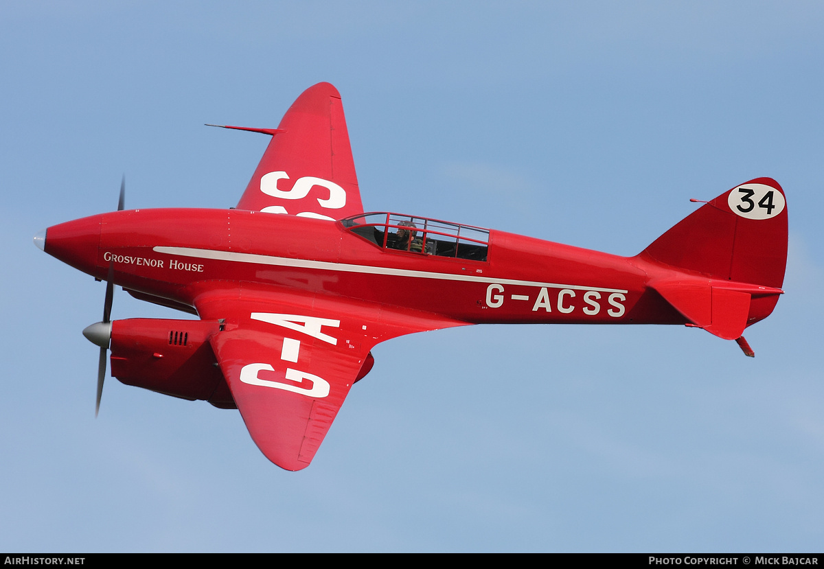 Aircraft Photo of G-ACSS | De Havilland D.H. 88 Comet | AirHistory.net #2513