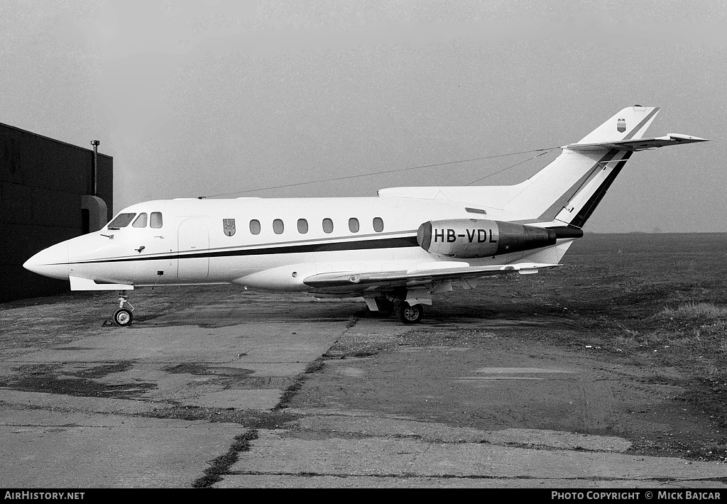 Aircraft Photo of HB-VDL | Hawker Siddeley HS-125-600B | AirHistory.net #2530