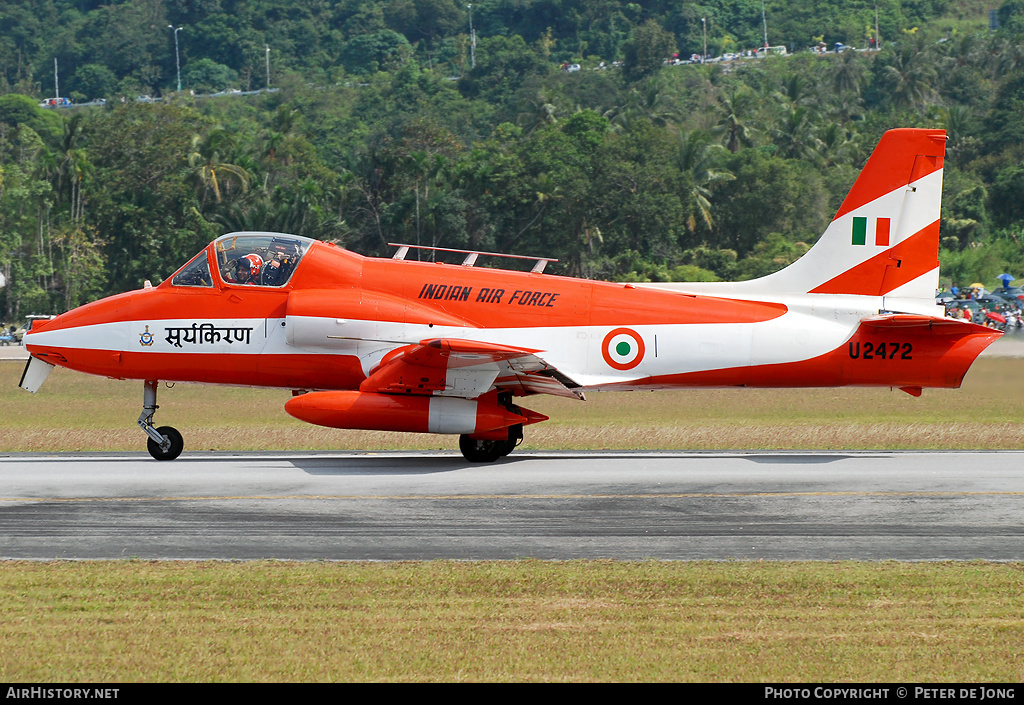 Aircraft Photo of U2472 | Hindustan HJT-16 Kiran II | India - Air Force | AirHistory.net #2540
