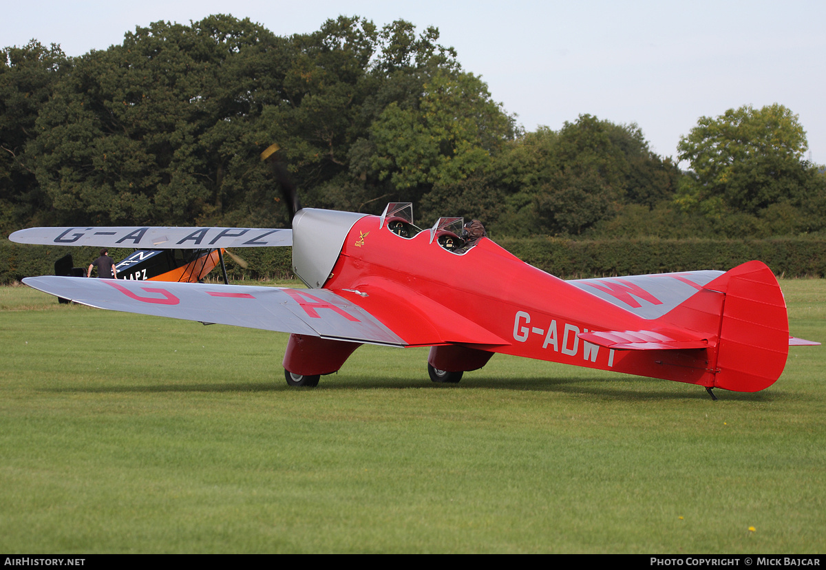 Aircraft Photo of G-ADWT | Miles M.2W Hawk Trainer | AirHistory.net #2552