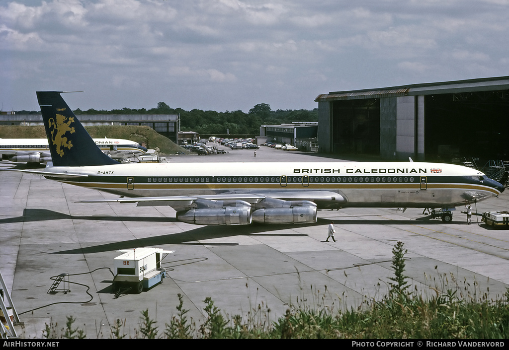 Aircraft Photo of G-AWTK | Boeing 707-349C | British Caledonian Airways | AirHistory.net #2585