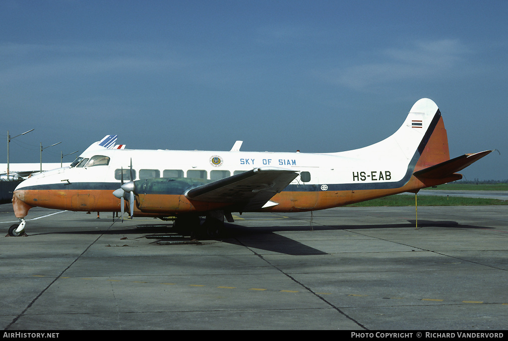 Aircraft Photo of HS-EAB | De Havilland D.H. 114 Heron 1B/C | Sky of Siam | AirHistory.net #2586
