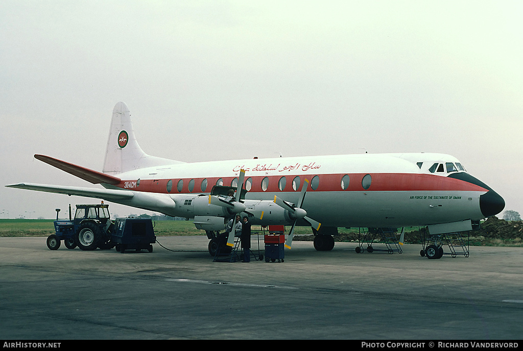Aircraft Photo of 3D-ACM | Vickers 836 Viscount | Oman - Air Force | AirHistory.net #2592