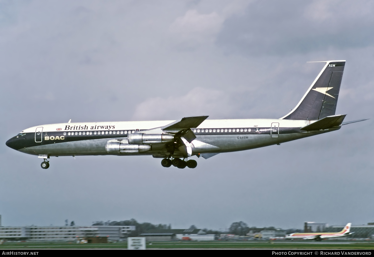 Aircraft Photo of G-AXGW | Boeing 707-336C | British Airways | AirHistory.net #2597