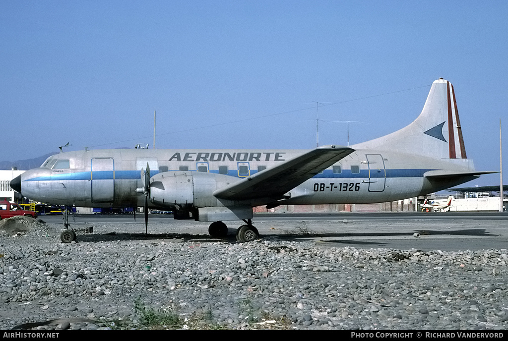 Aircraft Photo of OB-T-1326 | Convair 440-40 Metropolitan | Aero Norte | AirHistory.net #2603