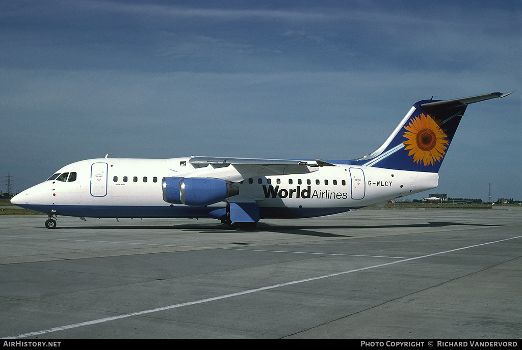 Aircraft Photo of G-WLCY | British Aerospace BAe-146-200 | World Airlines | AirHistory.net #2610