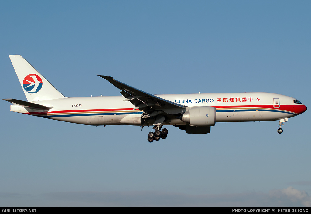 Aircraft Photo of B-2083 | Boeing 777-F6N | China Cargo Airlines | AirHistory.net #2651