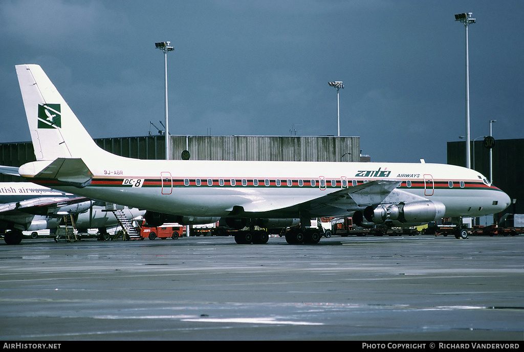 Aircraft Photo of 9J-ABR | Douglas DC-8-43 | Zambia Airways | AirHistory.net #2656