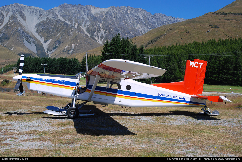 Aircraft Photo of ZK-MCT | Pilatus PC-6/B2-H4 Turbo Porter | Mount Cook Ski Planes | AirHistory.net #2662