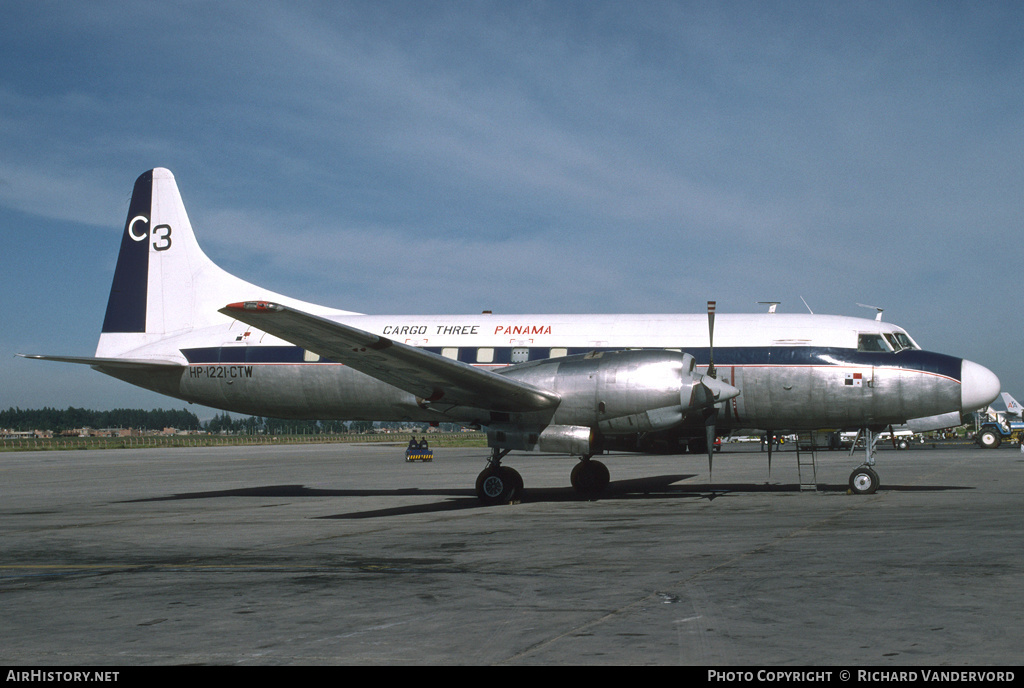 Aircraft Photo of HP-1221CTW | Convair 580/F | Cargo Three Panama | AirHistory.net #2664