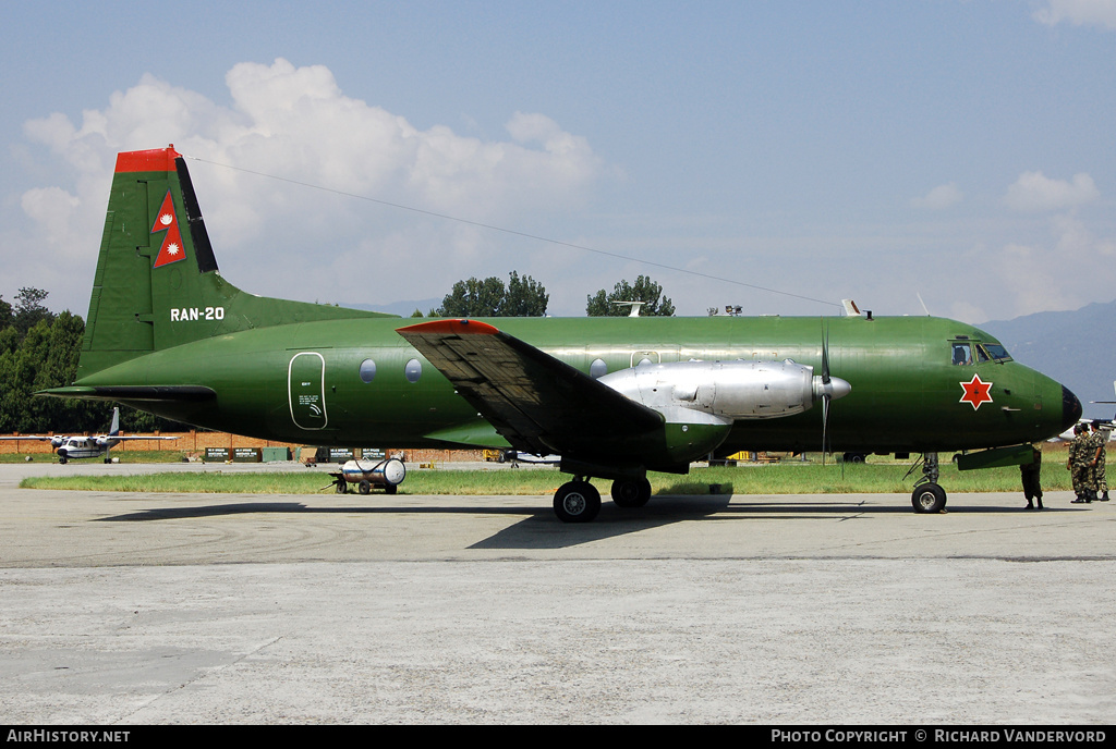 Aircraft Photo of RAN-20 | Hawker Siddeley HS-748 Srs2A/271LFD | Nepal - Army | AirHistory.net #2666