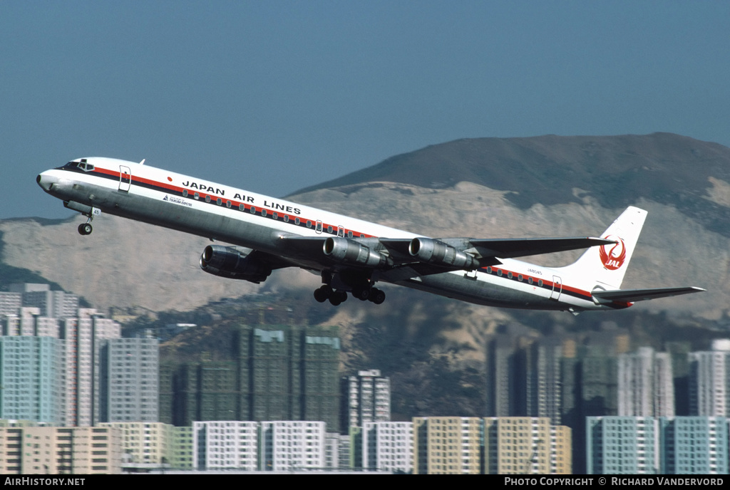 Aircraft Photo of JA8045 | McDonnell Douglas DC-8-61 | Japan Air Lines - JAL | AirHistory.net #2669