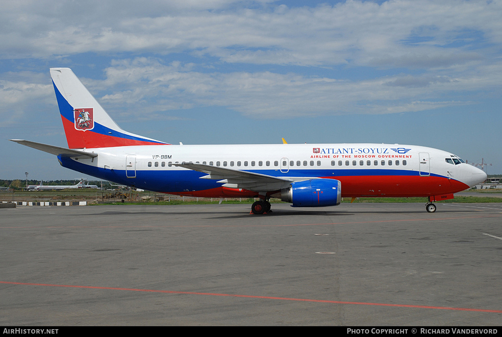 Aircraft Photo of VP-BBM | Boeing 737-347 | Atlant-Soyuz Airlines | AirHistory.net #2676