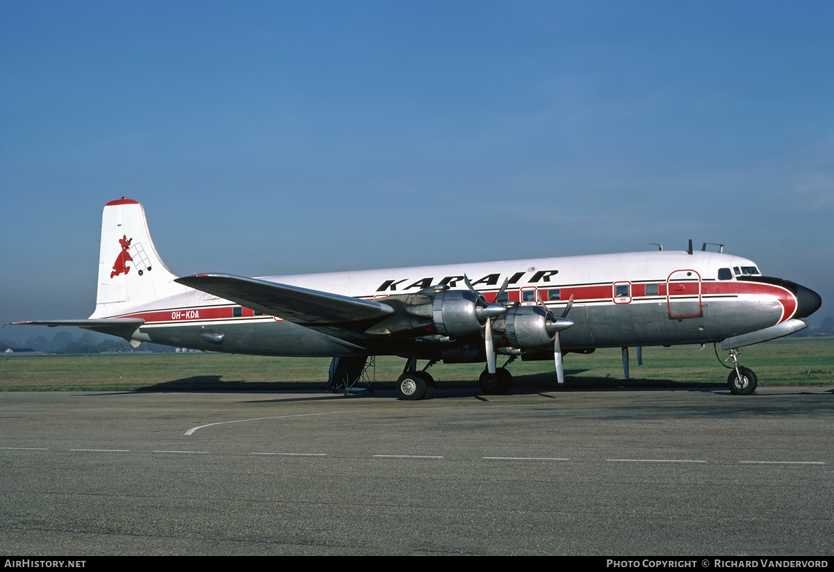 Aircraft Photo of OH-KDA | Douglas DC-6B(ST) | Kar-Air | AirHistory.net #2685