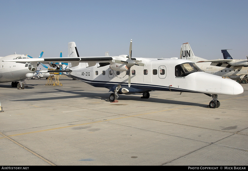 Aircraft Photo of A6-ZYE | Dornier 228-201 | AirHistory.net #2708