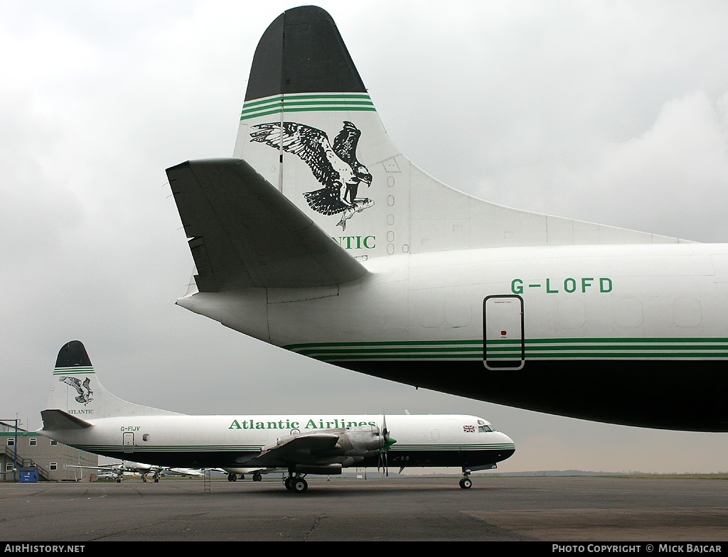 Aircraft Photo of G-LOFD | Lockheed L-188C(F) Electra | Atlantic Airlines | AirHistory.net #2741