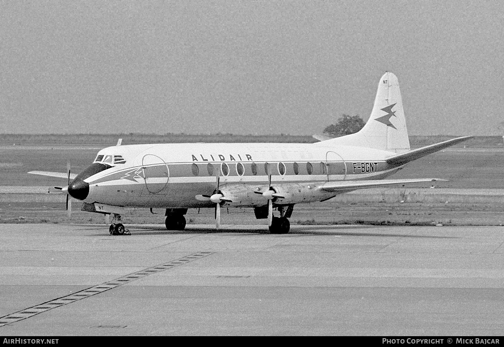 Aircraft Photo of F-BGNT | Vickers 708 Viscount | Alidair | AirHistory.net #2753