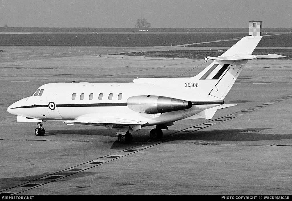 Aircraft Photo of XX508 | Hawker Siddeley HS-125 CC2 (HS-125-600B) | UK - Air Force | AirHistory.net #2754