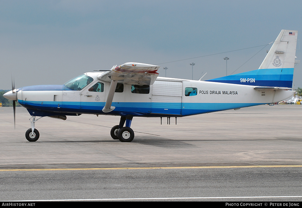 Aircraft Photo of 9M-PSN | Cessna 208 Caravan I | Polis Diraja Malaysia | AirHistory.net #2760