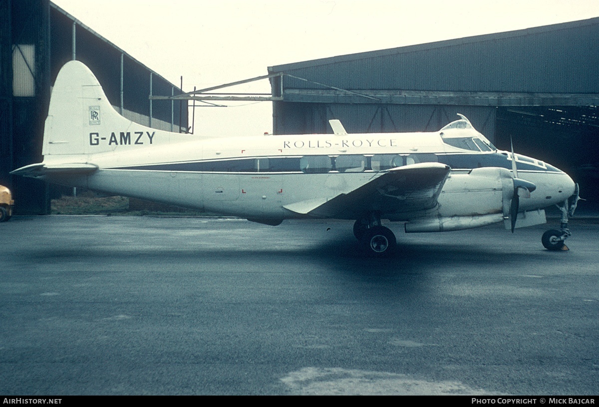 Aircraft Photo of G-AMZY | De Havilland D.H. 104 Dove 8XC | Rolls-Royce | AirHistory.net #2761