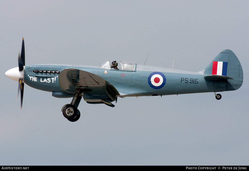 Aircraft Photo of PS915 | Supermarine 389 Spitfire PR19 | UK - Air Force | AirHistory.net #2777