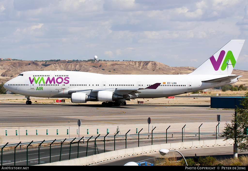 Aircraft Photo of EC-LNA | Boeing 747-446 | Wamos Air | AirHistory.net #2779