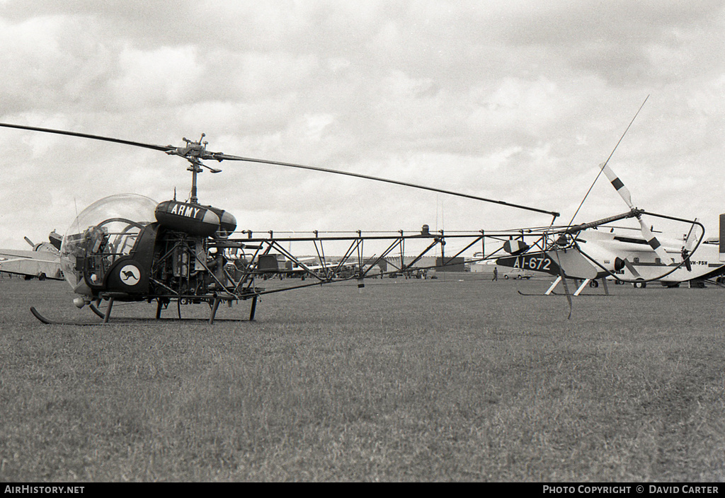 Aircraft Photo of A1-672 | Bell 47G-2A | Australia - Army | AirHistory.net #2812