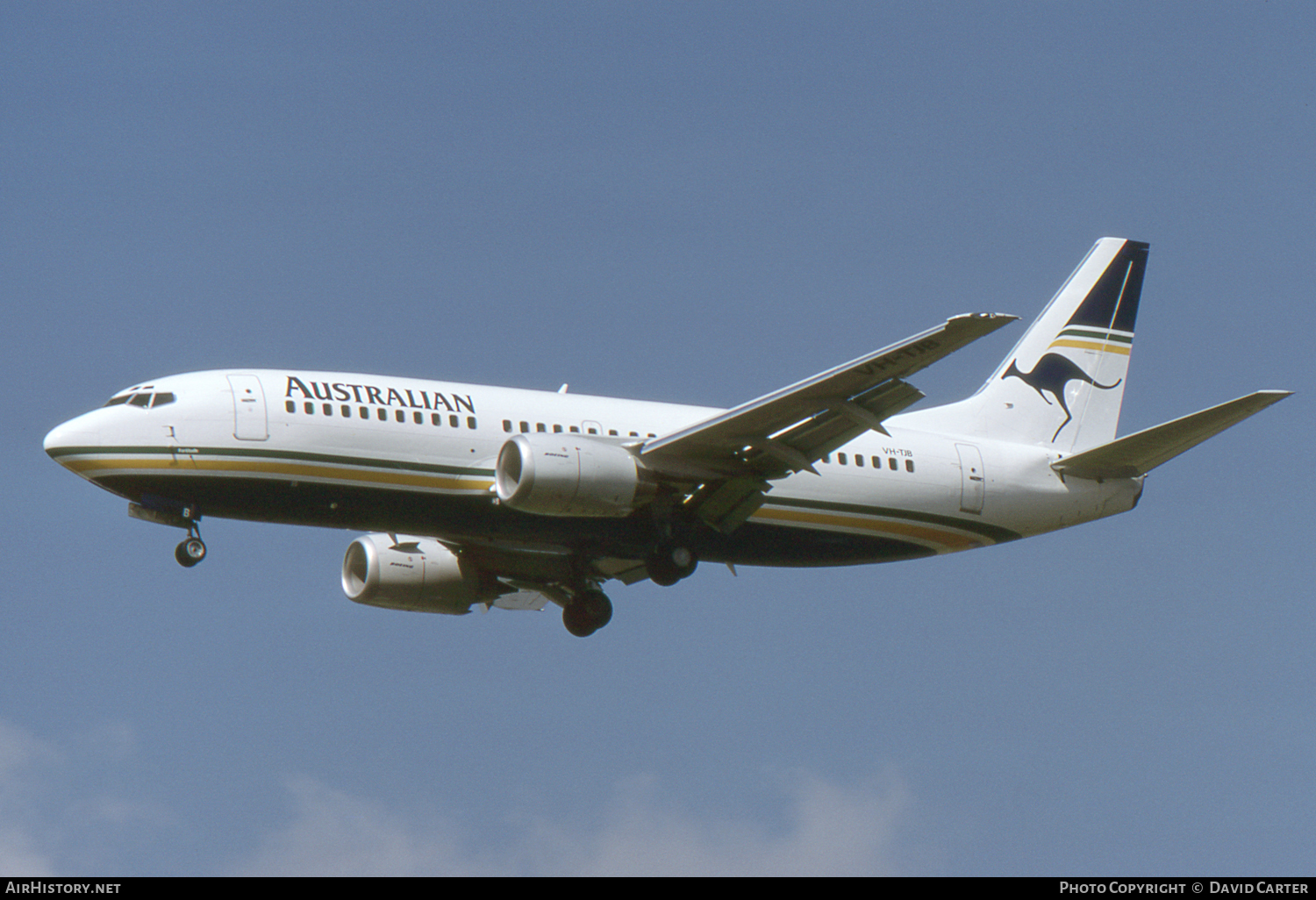 Aircraft Photo of VH-TJB | Boeing 737-376 | Australian Airlines | AirHistory.net #2827