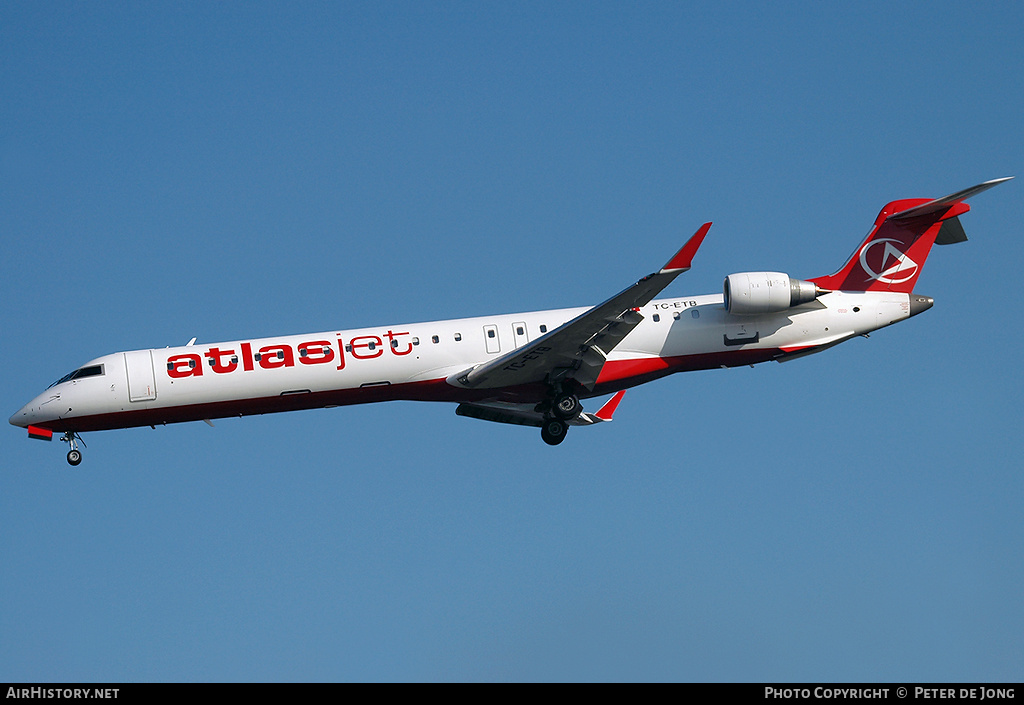 Aircraft Photo of TC-ETB | Bombardier CRJ-900 (CL-600-2D24) | Atlasjet Airlines | AirHistory.net #2852