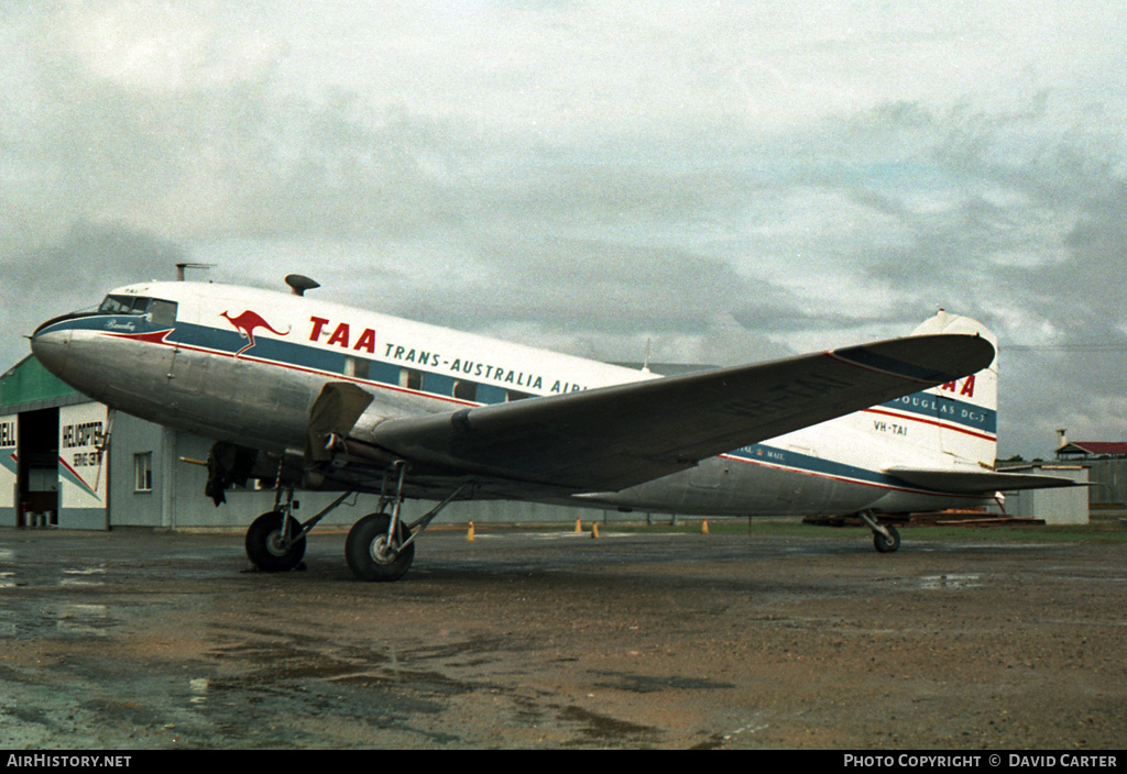 Aircraft Photo of VH-TAI | Douglas DC-3(C) | Trans-Australia Airlines - TAA | AirHistory.net #2853