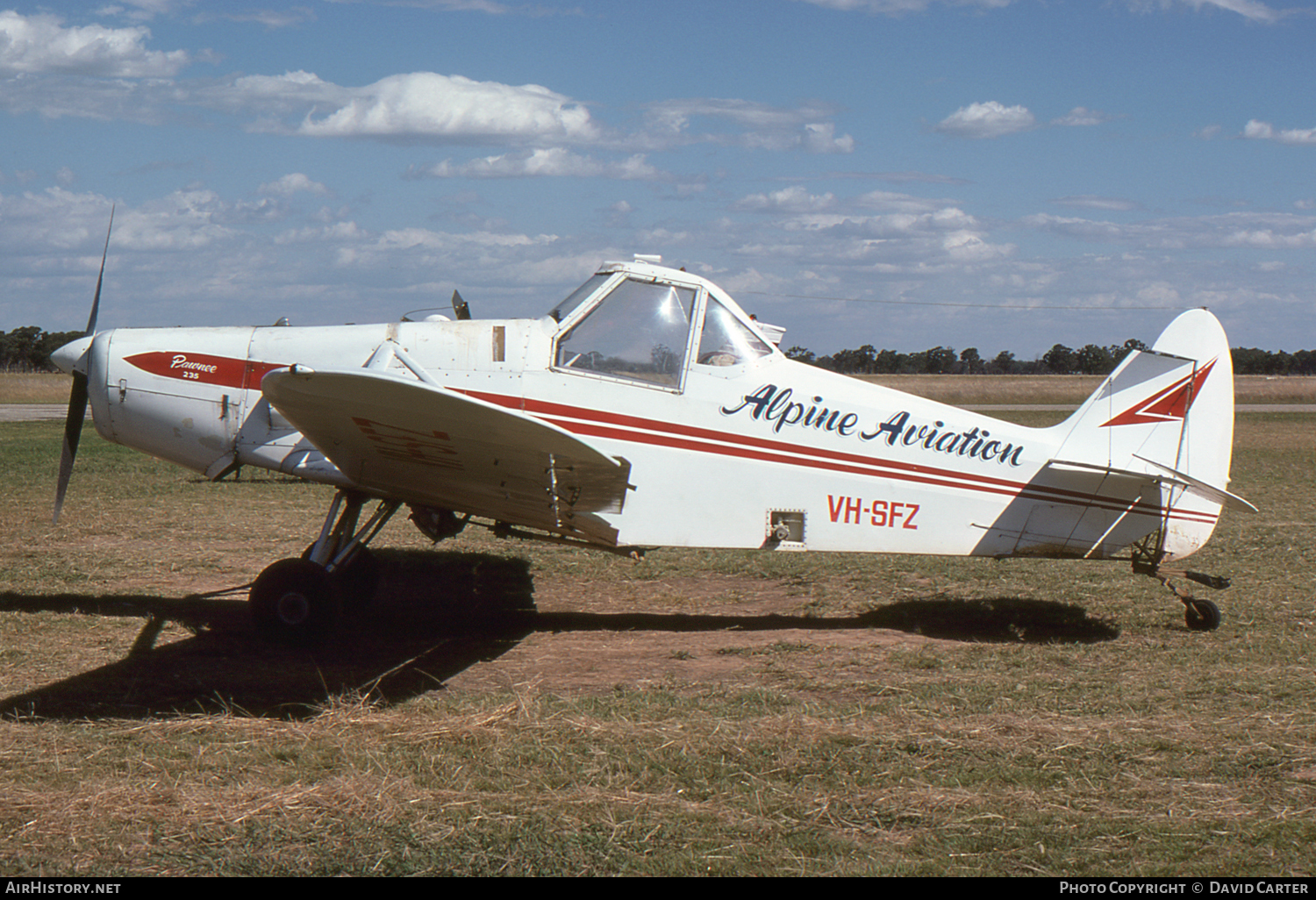 Aircraft Photo of VH-SFZ | Piper PA-25-235 Pawnee B | Alpine Aviation | AirHistory.net #2858